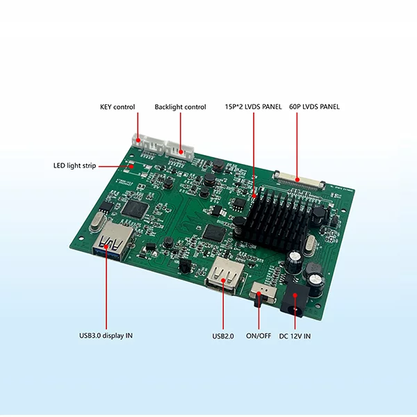 USB 3.0 Industrial monitor driver board