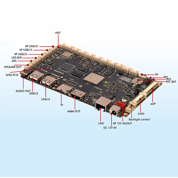 Android ARM board Rockchips RK3288 2GB 16GB ROM